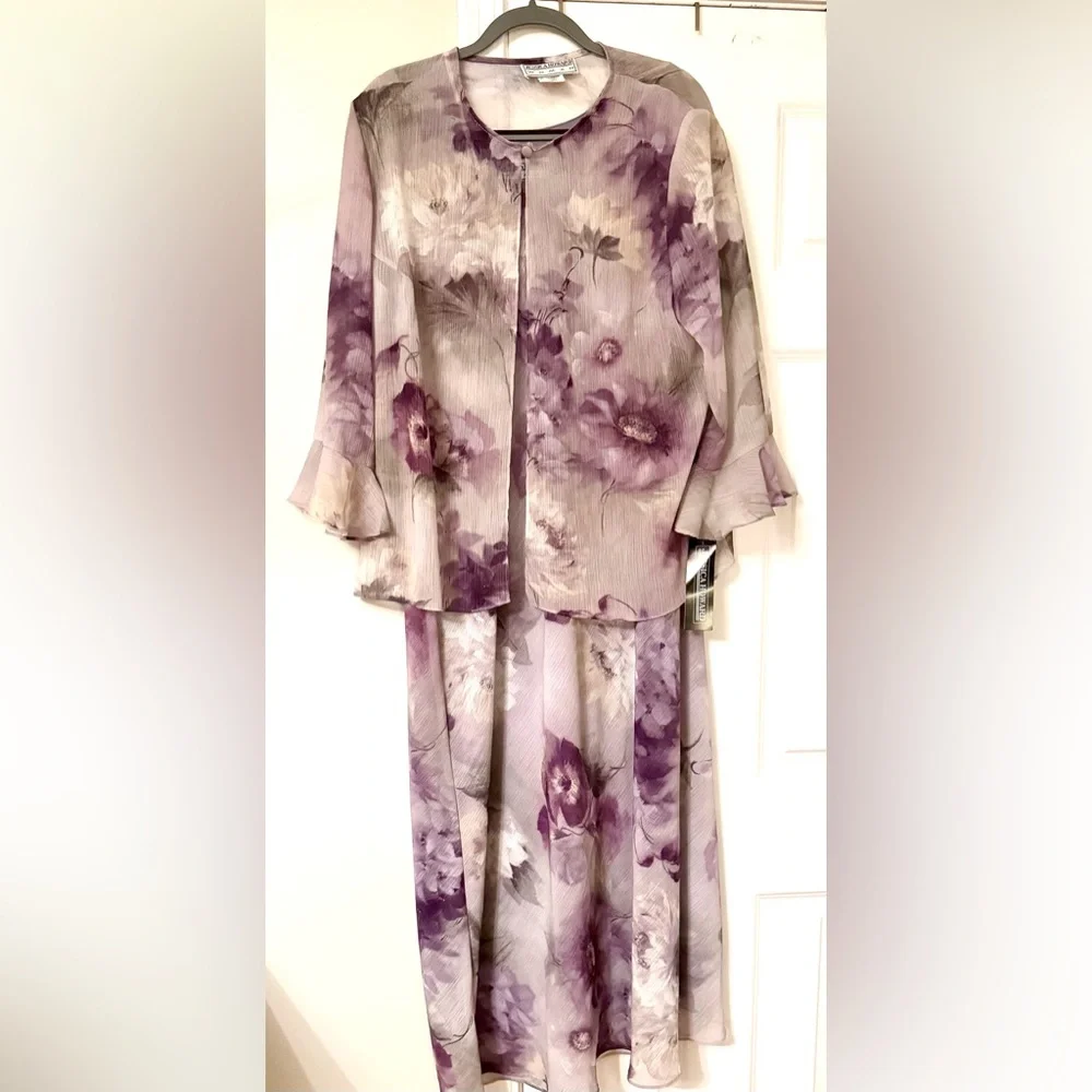 JESSICA HOWARD Full Length gown w/ jacket Size 18W - Picture 1 of 11
